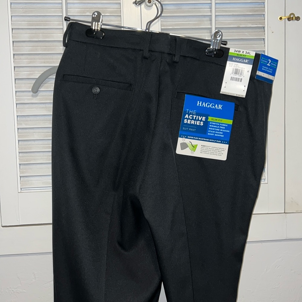 Black Brand New Active Slim Fit Pants